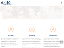 Tablet Screenshot of exito-translations.nl